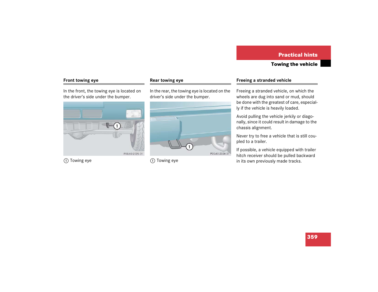 Mercedes-Benz 2005 G 500 User Manual | Page 359 / 416