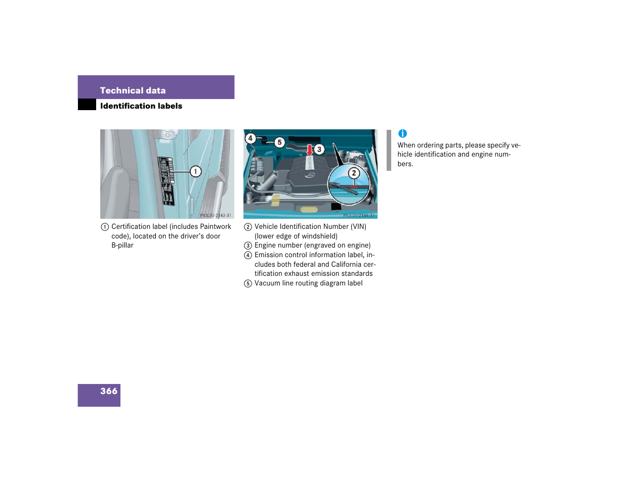 Mercedes-Benz 2005 G 500 User Manual | Page 366 / 416