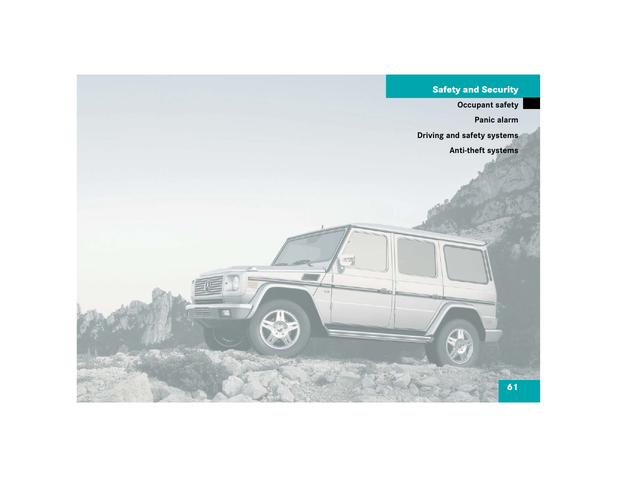 Mercedes-Benz 2005 G 500 User Manual | Page 61 / 416