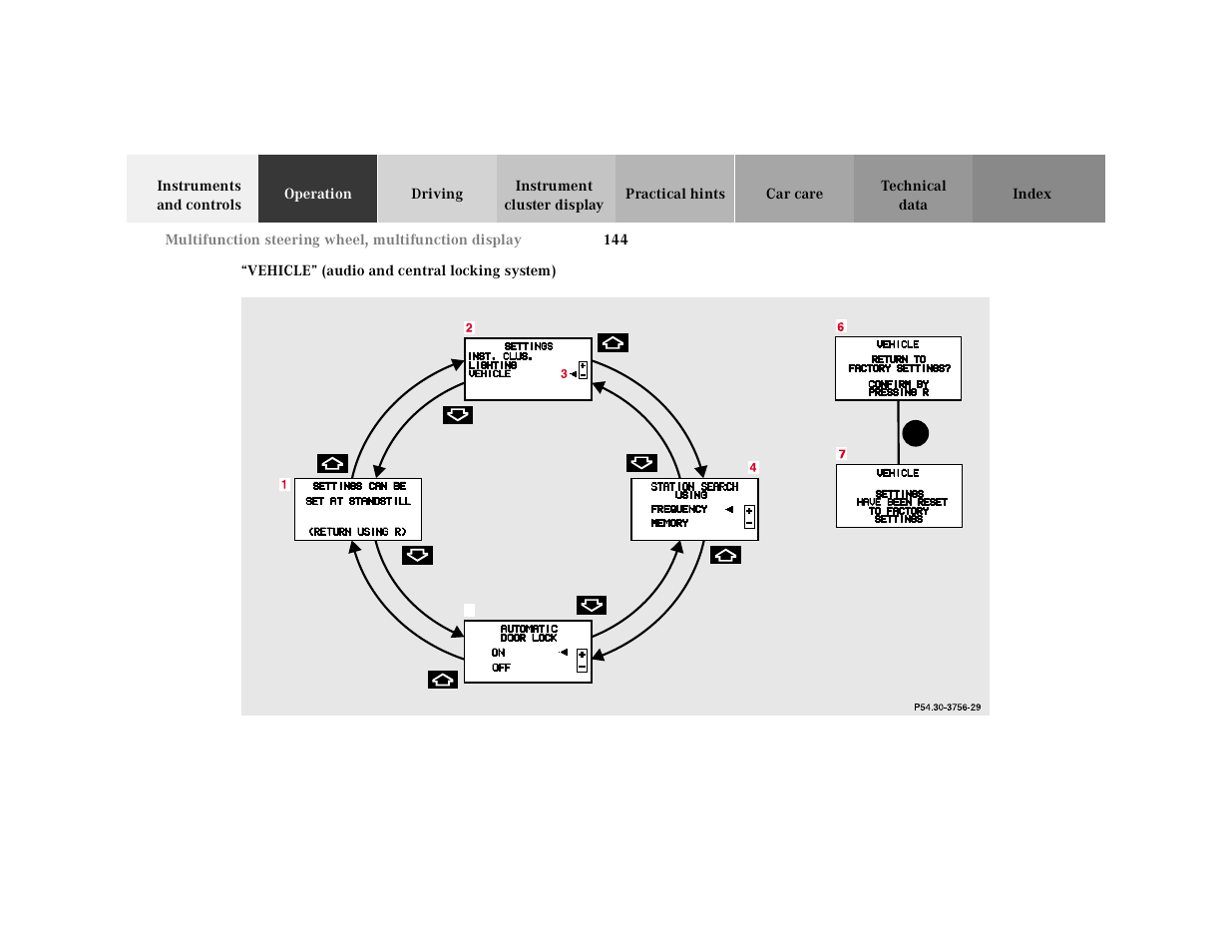 Individual settings:"vehicle | Mercedes-Benz 2001 CL 600 User Manual | Page 147 / 424