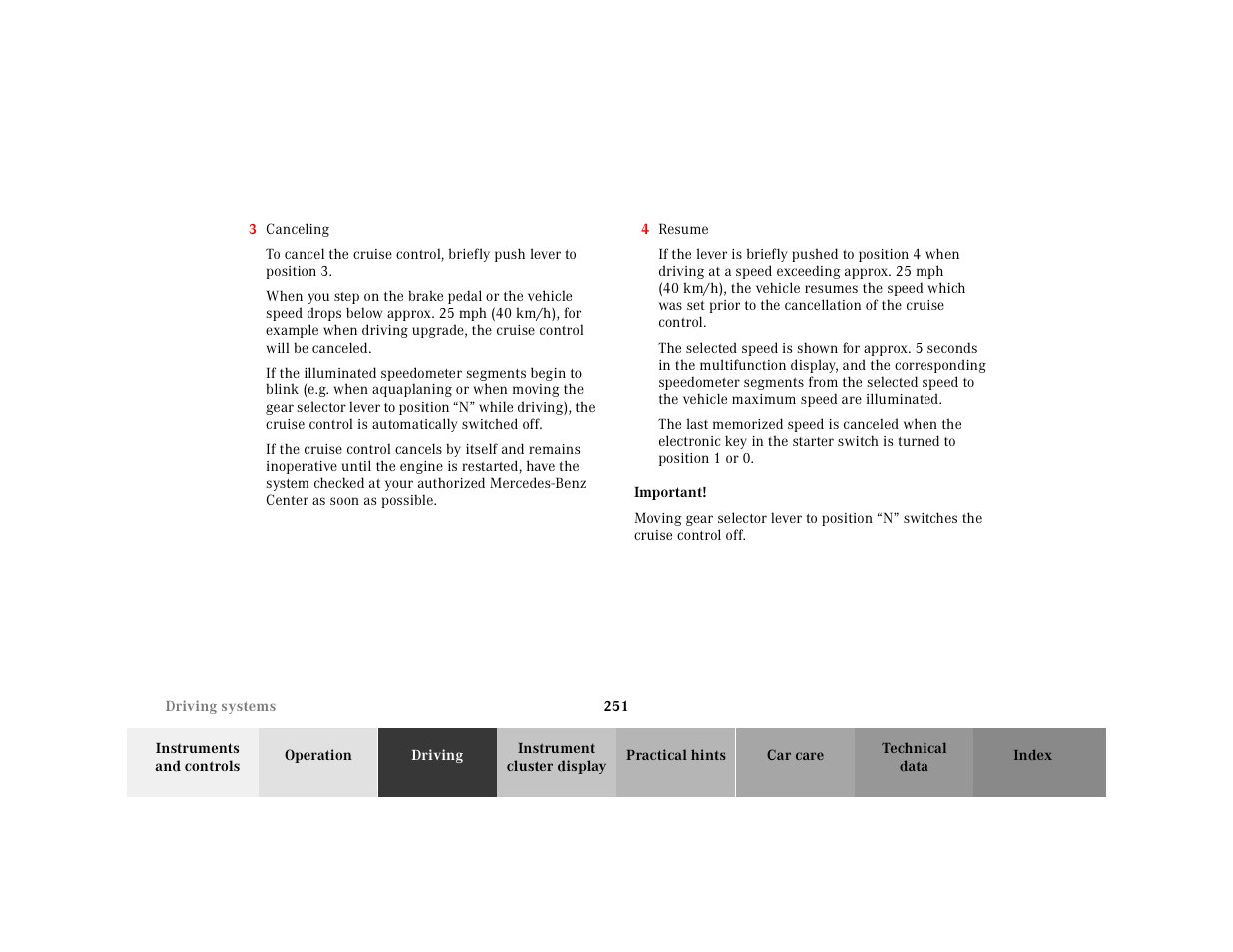 Mercedes-Benz 2001 CL 600 User Manual | Page 256 / 424