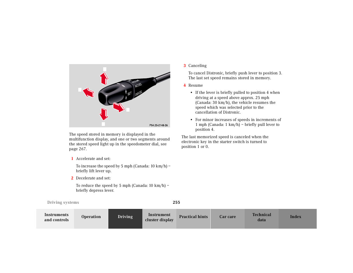 Mercedes-Benz 2001 CL 600 User Manual | Page 260 / 424