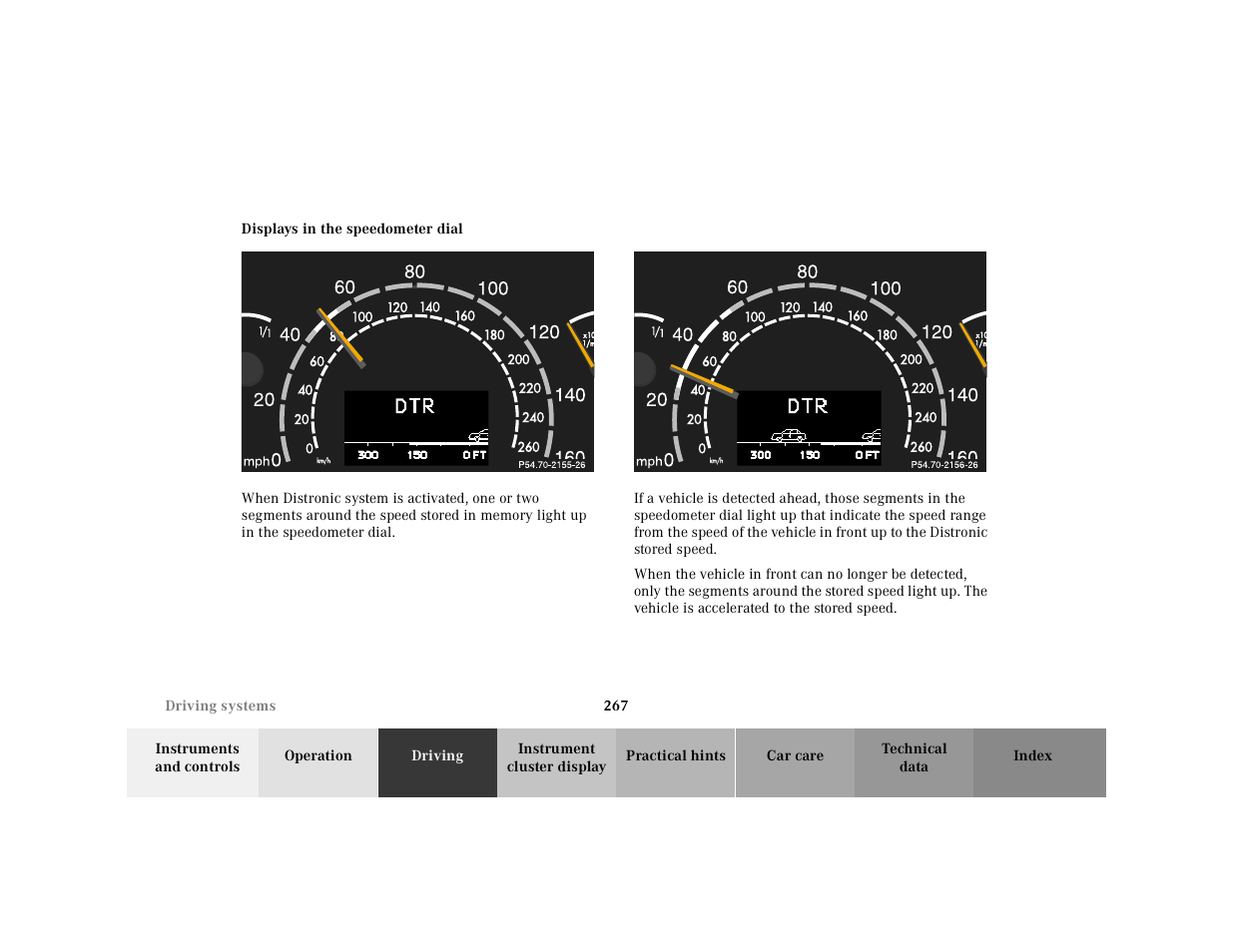 P54.70-2105-26, P54.70-2108-26 | Mercedes-Benz 2001 CL 600 User Manual | Page 272 / 424