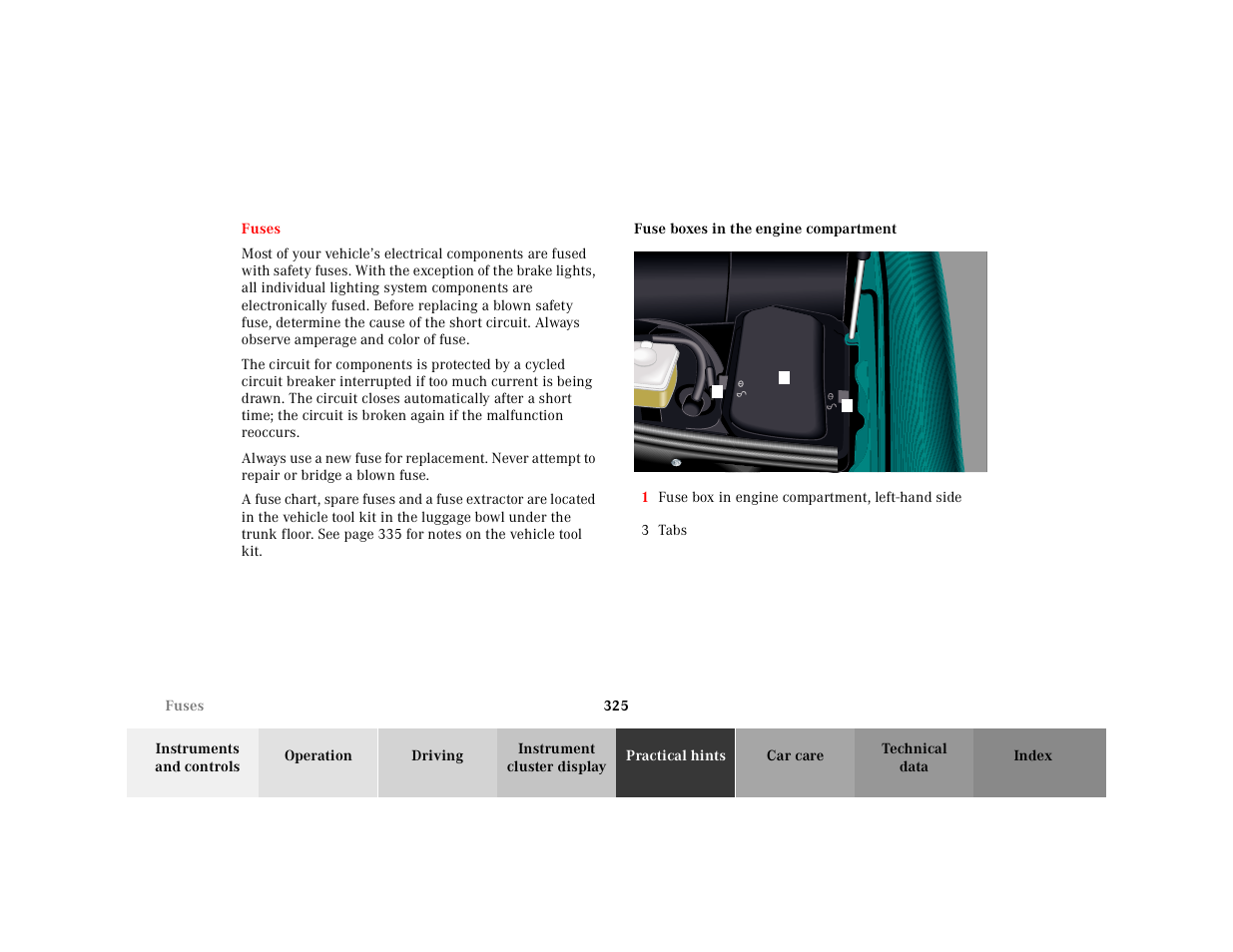 Fuses, P54.15-2064-26 | Mercedes-Benz 2001 CL 600 User Manual | Page 331 / 424