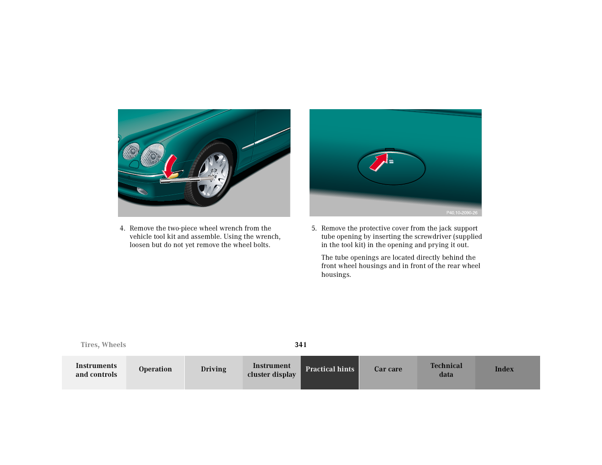 Mercedes-Benz 2001 CL 600 User Manual | Page 347 / 424