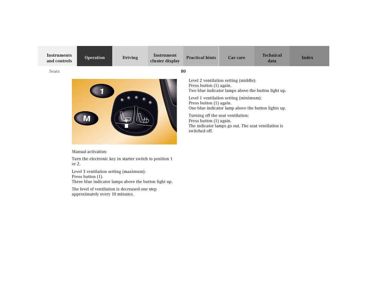 Mercedes-Benz 2001 CL 600 User Manual | Page 83 / 424