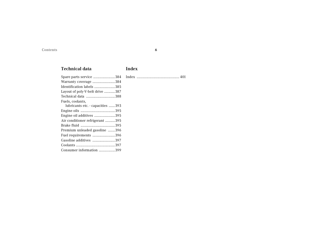 Mercedes-Benz 2001 CL 600 User Manual | Page 9 / 424
