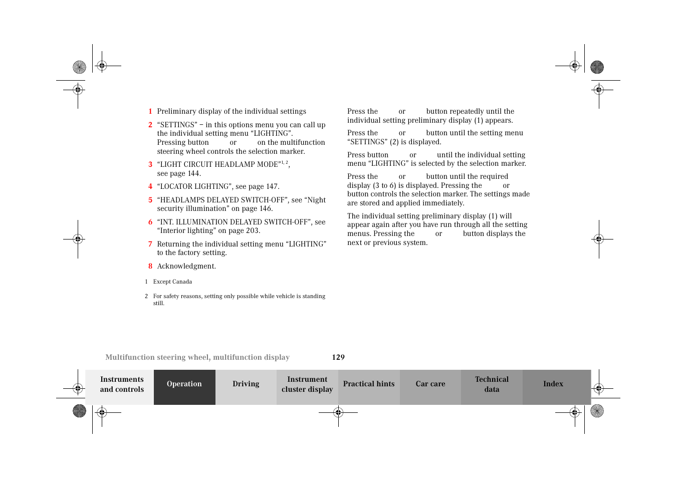 Mercedes-Benz 2002 C-Class User Manual | Page 132 / 406