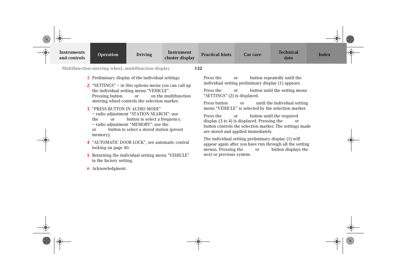 Mercedes-Benz 2002 C-Class User Manual | Page 135 / 406