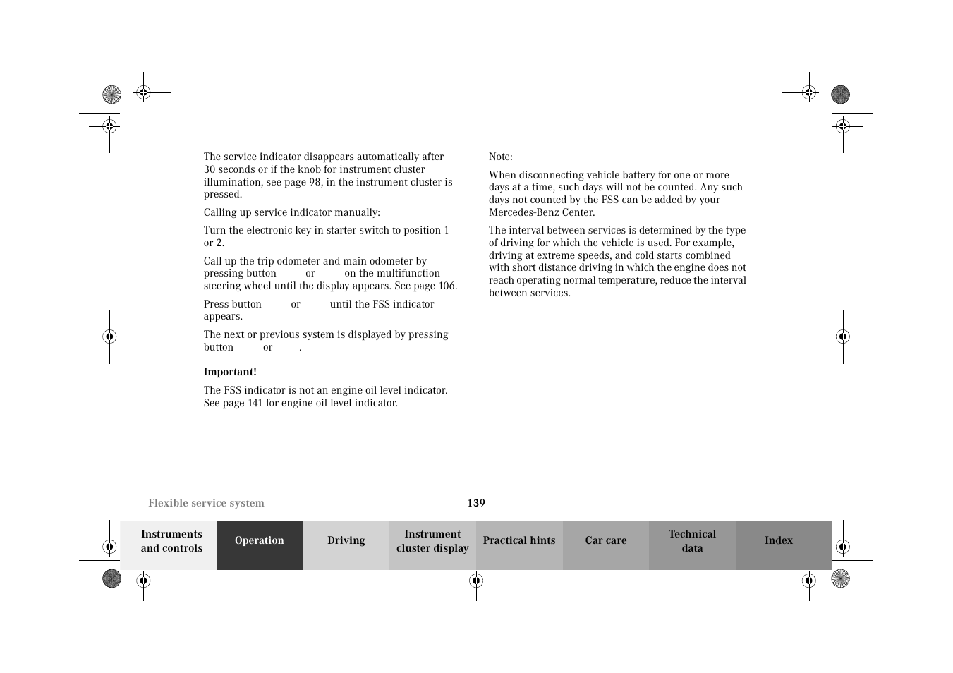 Mercedes-Benz 2002 C-Class User Manual | Page 142 / 406