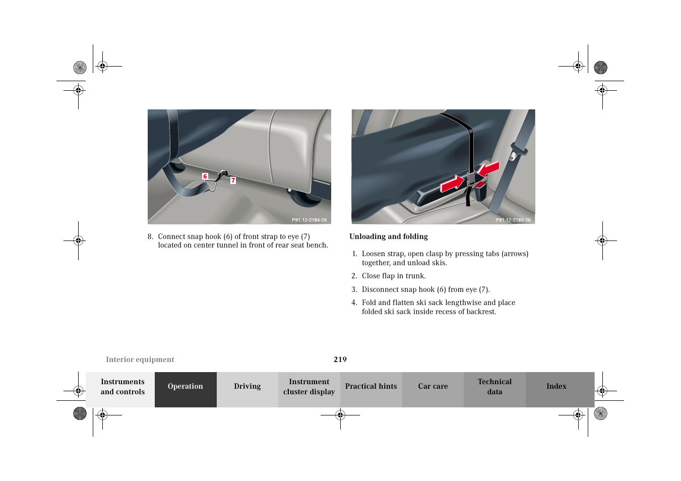 Mercedes-Benz 2002 C-Class User Manual | Page 222 / 406