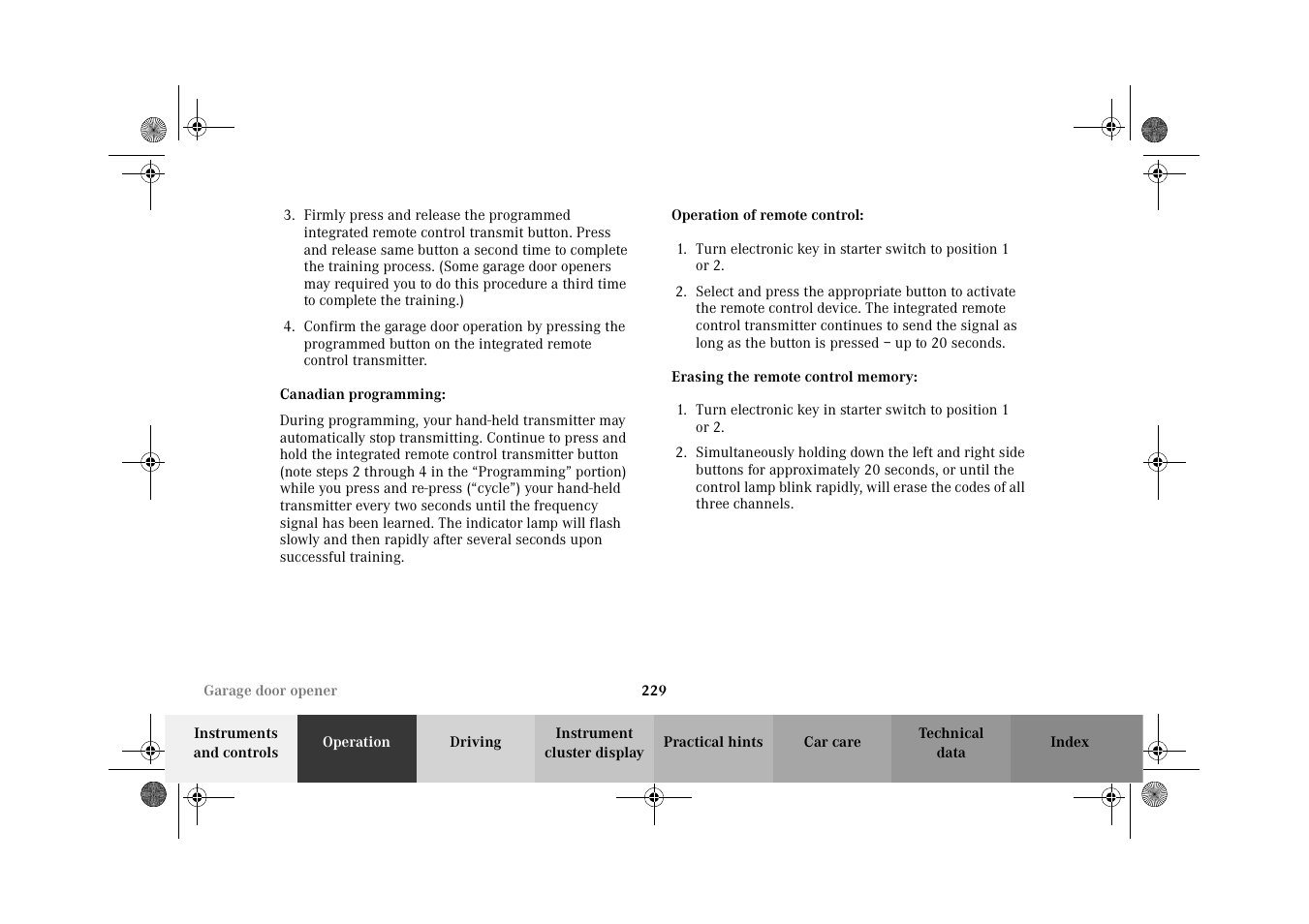 Mercedes-Benz 2002 C-Class User Manual | Page 232 / 406