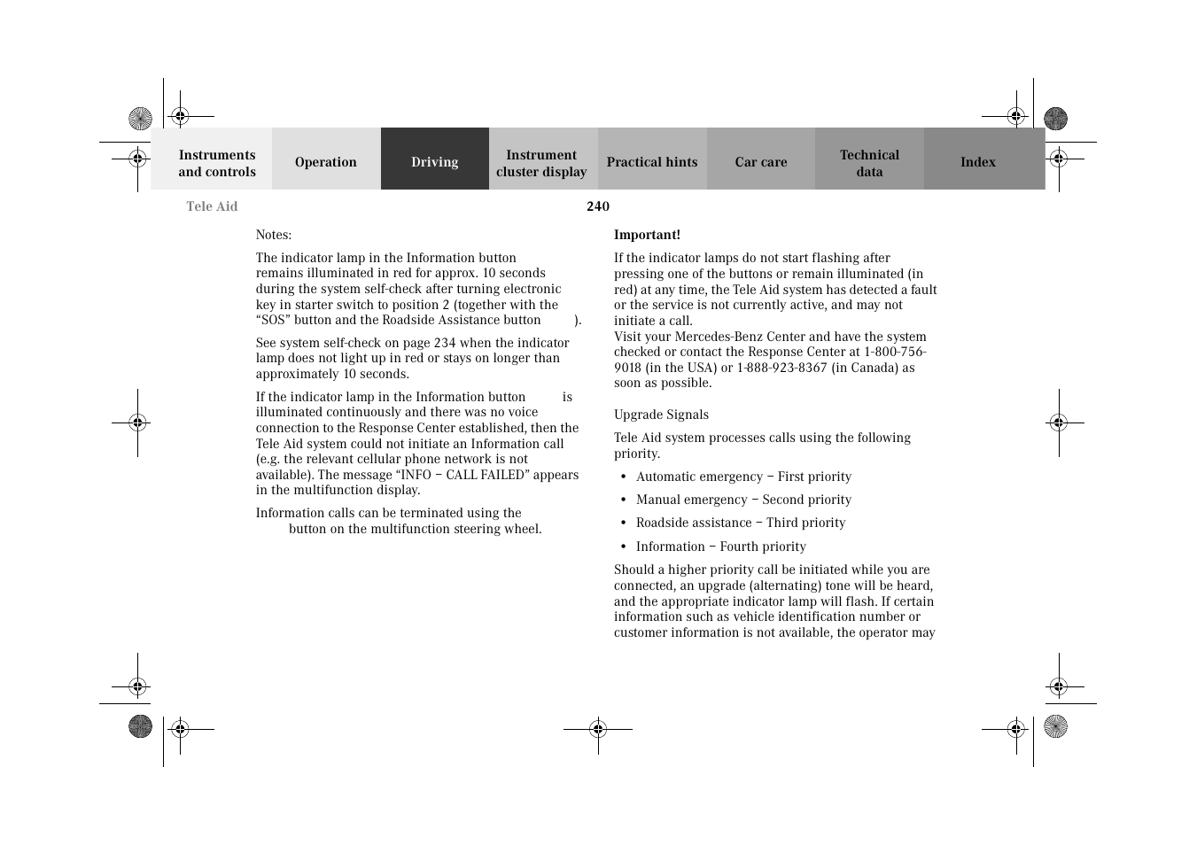 Mercedes-Benz 2002 C-Class User Manual | Page 243 / 406