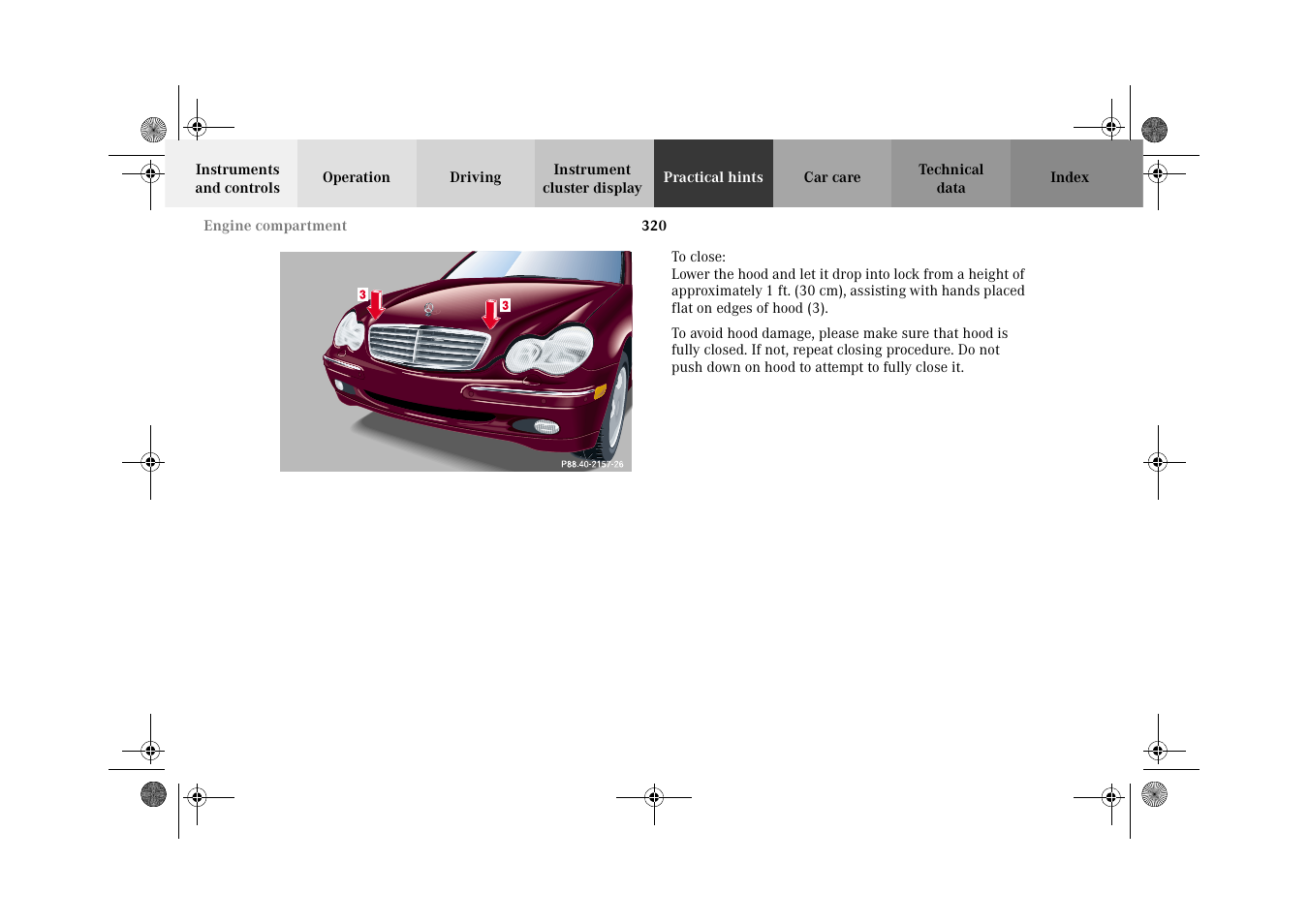 Mercedes-Benz 2002 C-Class User Manual | Page 323 / 406