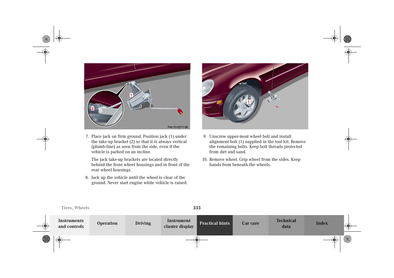 Mercedes-Benz 2002 C-Class User Manual | Page 336 / 406