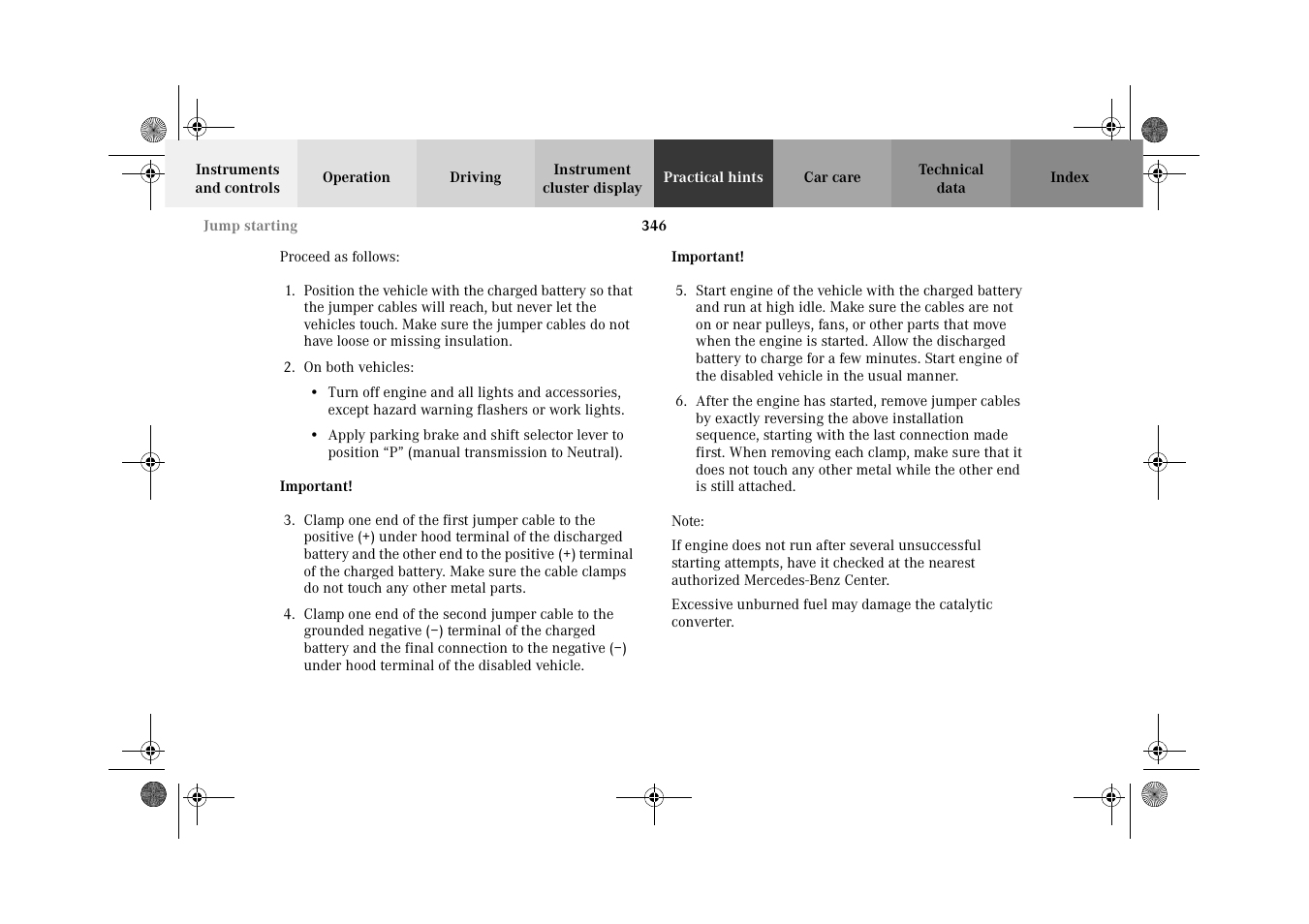 Mercedes-Benz 2002 C-Class User Manual | Page 349 / 406