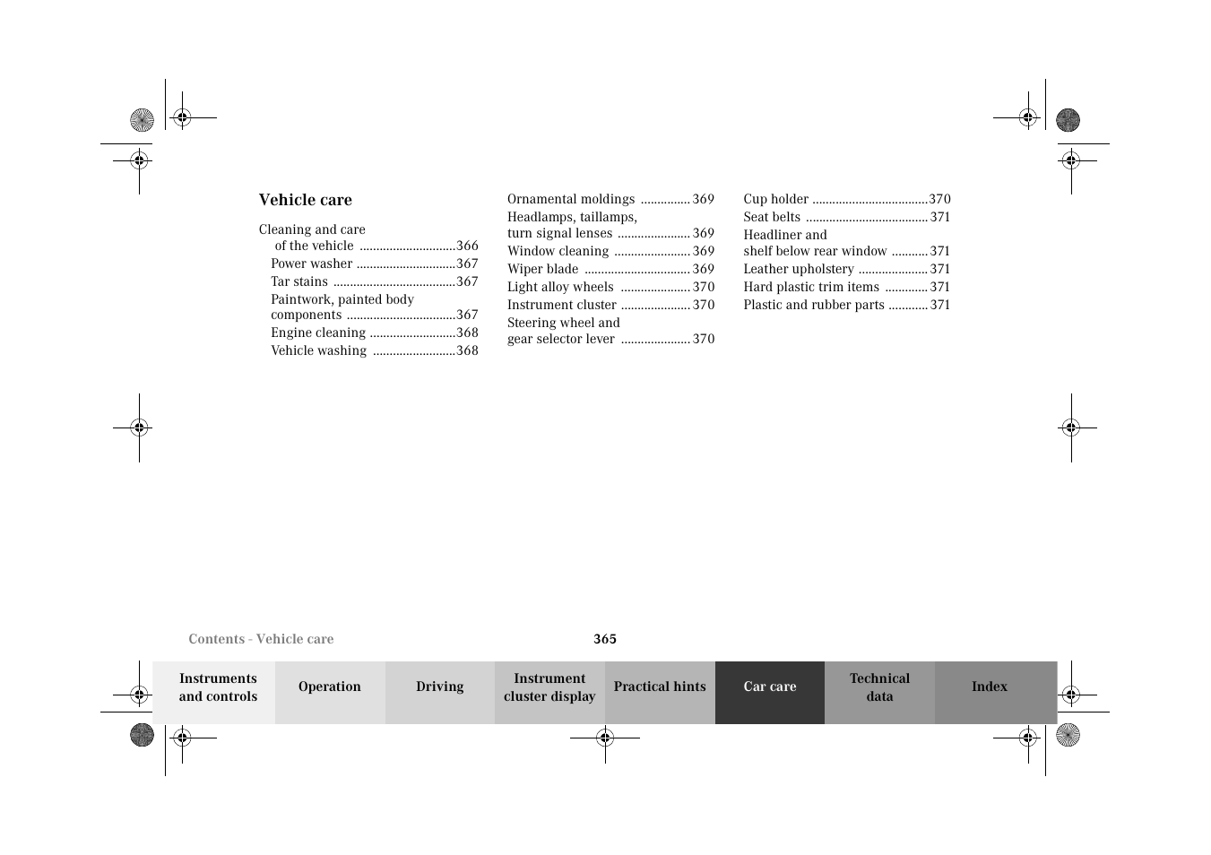 Mercedes-Benz 2002 C-Class User Manual | Page 368 / 406