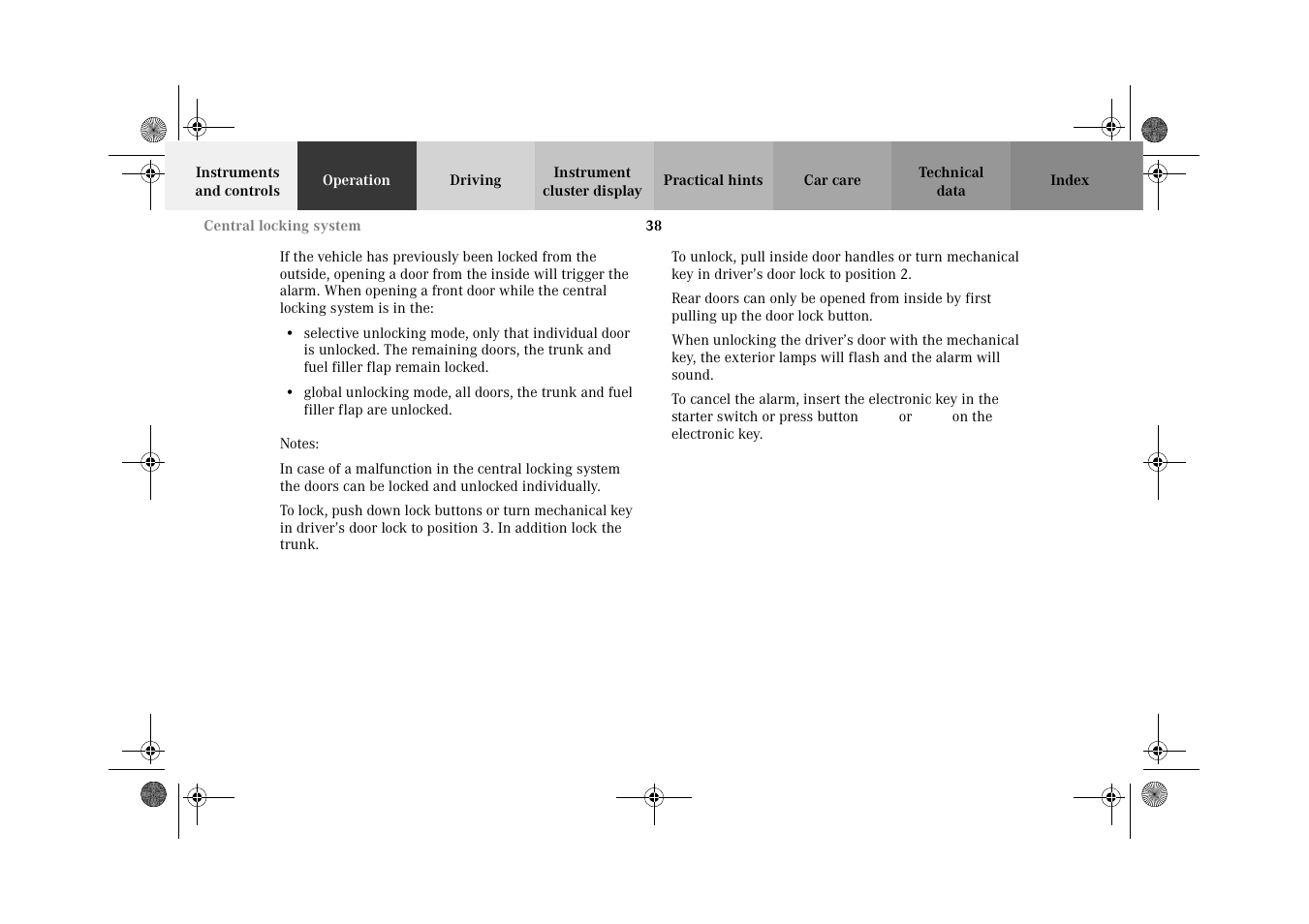 Mercedes-Benz 2002 C-Class User Manual | Page 41 / 406
