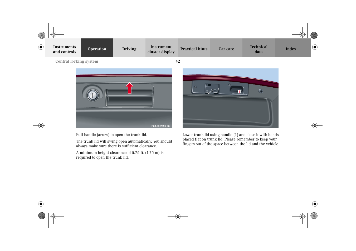 Mercedes-Benz 2002 C-Class User Manual | Page 45 / 406