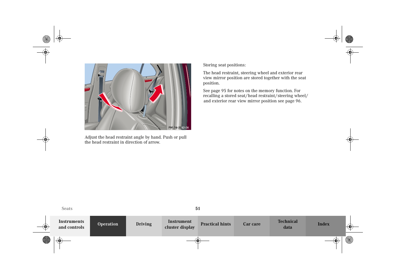 Mercedes-Benz 2002 C-Class User Manual | Page 54 / 406