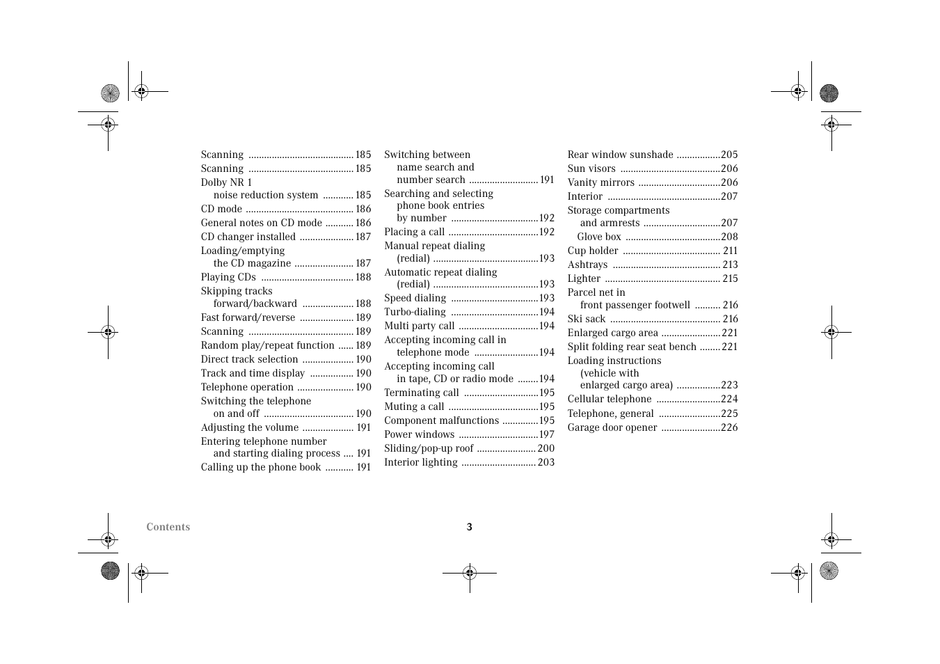 Mercedes-Benz 2002 C-Class User Manual | Page 6 / 406