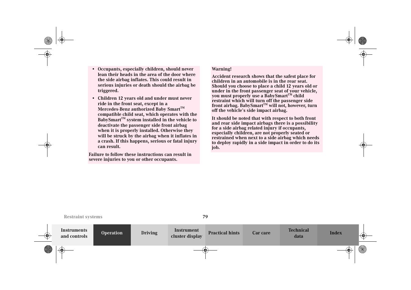 Mercedes-Benz 2002 C-Class User Manual | Page 82 / 406