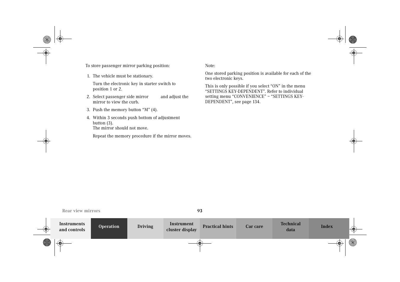 Mercedes-Benz 2002 C-Class User Manual | Page 96 / 406