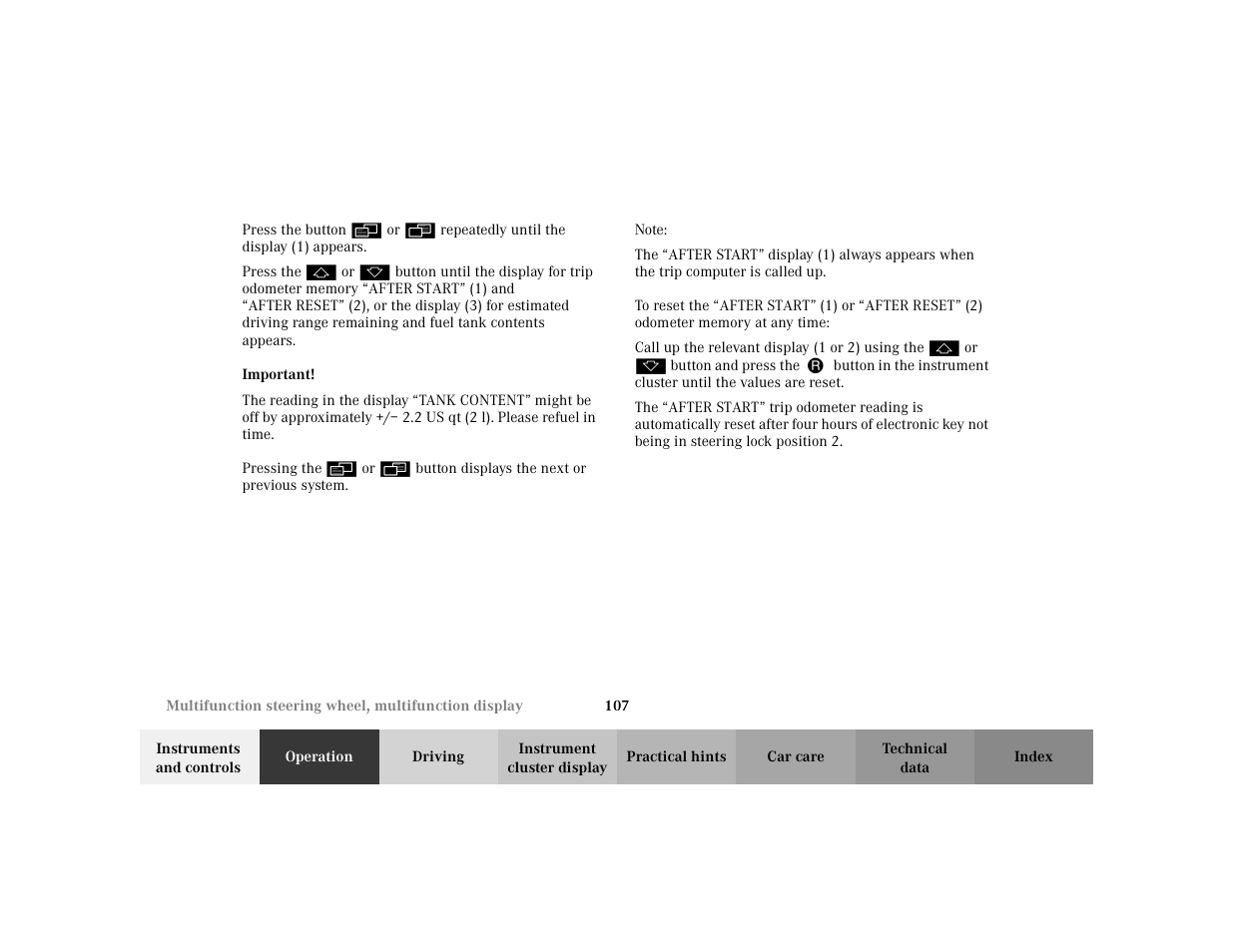 Mercedes-Benz 2002 E -Class Wagon User Manual | Page 110 / 354