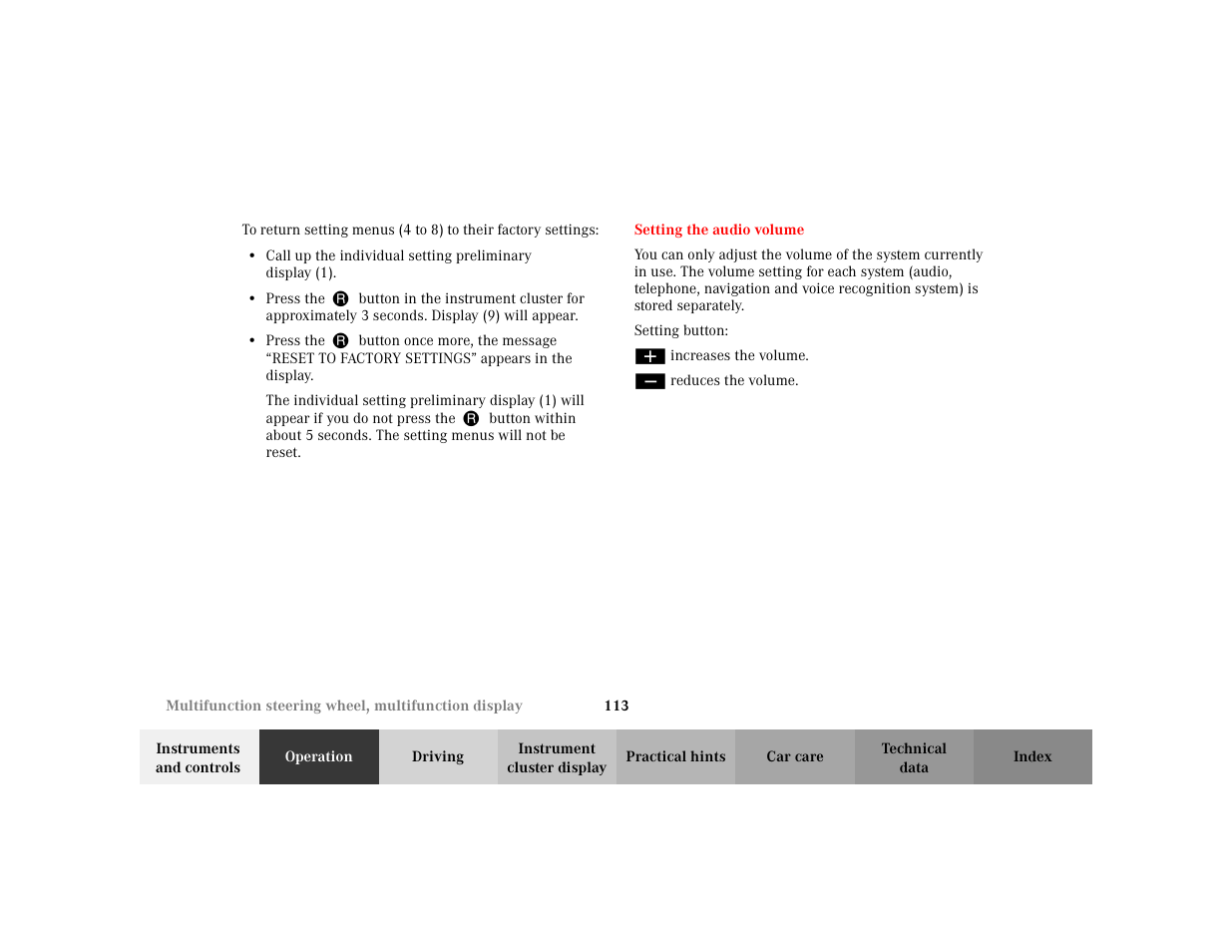 Mercedes-Benz 2002 E -Class Wagon User Manual | Page 116 / 354