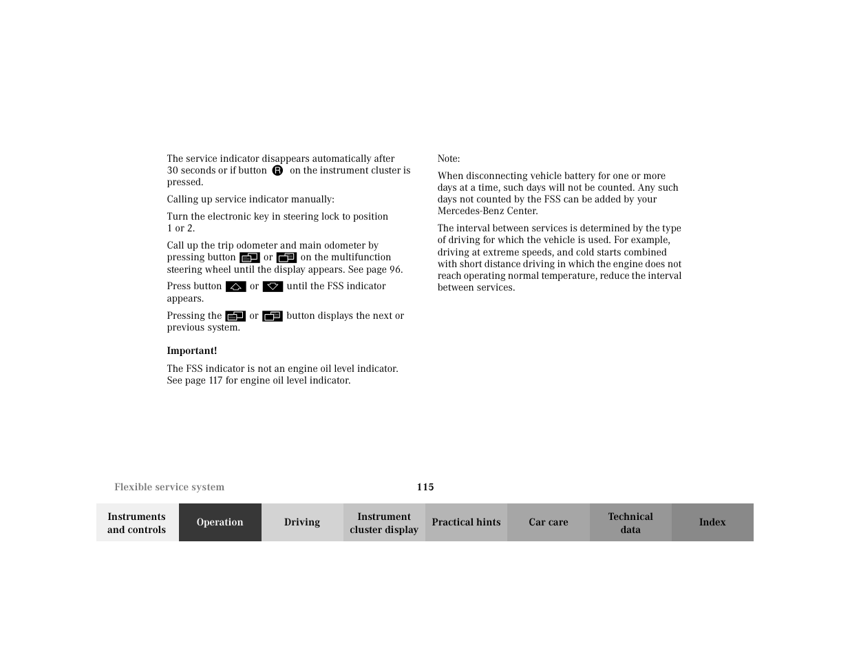 Mercedes-Benz 2002 E -Class Wagon User Manual | Page 118 / 354