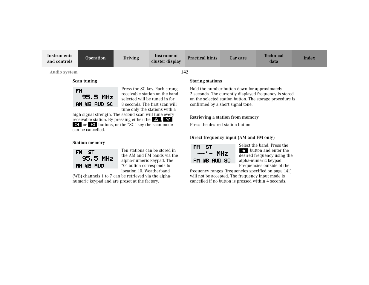 Mercedes-Benz 2002 E -Class Wagon User Manual | Page 145 / 354