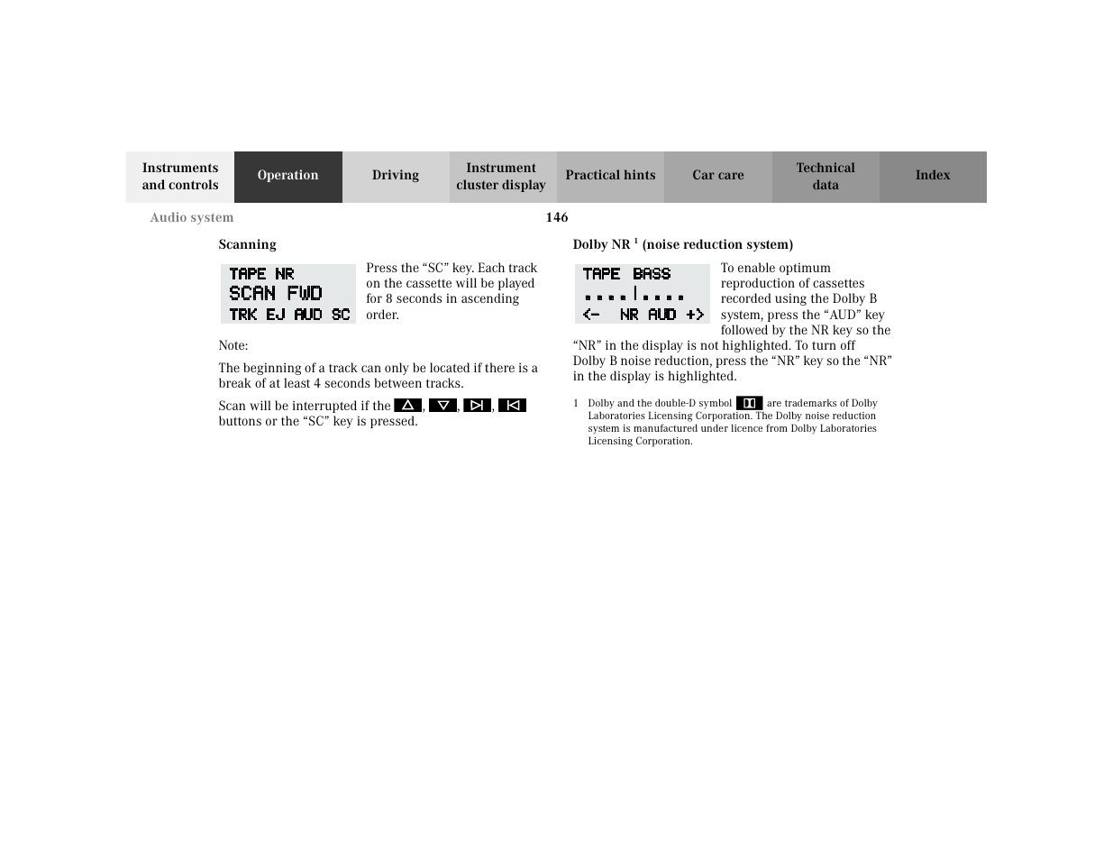 Mercedes-Benz 2002 E -Class Wagon User Manual | Page 149 / 354