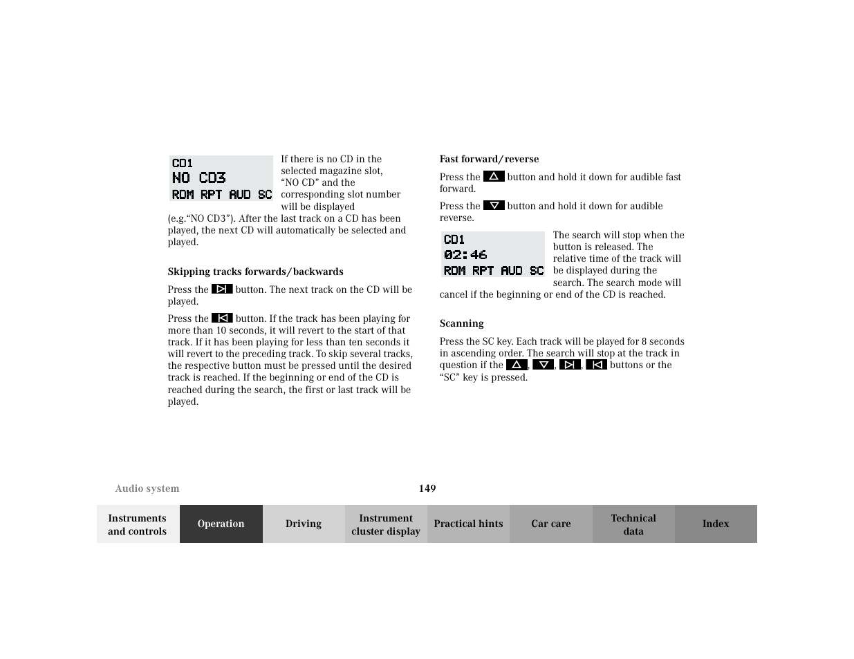 Mercedes-Benz 2002 E -Class Wagon User Manual | Page 152 / 354