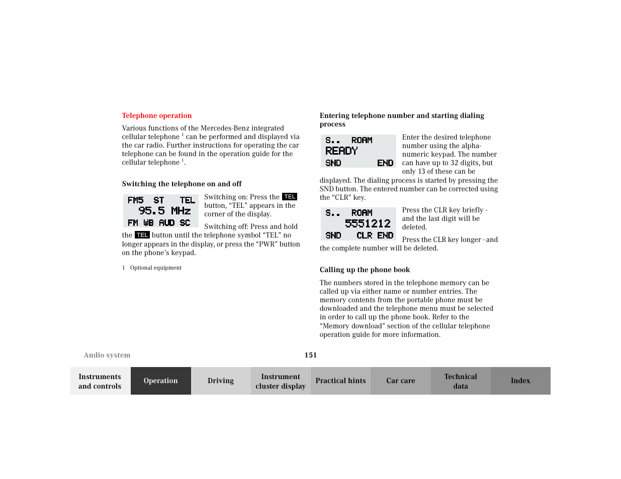 Mercedes-Benz 2002 E -Class Wagon User Manual | Page 154 / 354