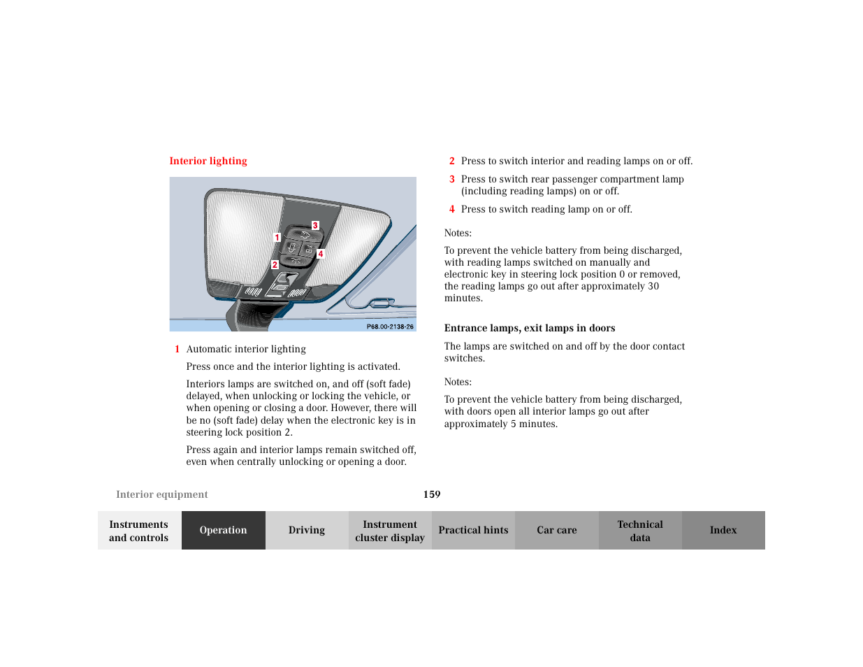 Mercedes-Benz 2002 E -Class Wagon User Manual | Page 162 / 354