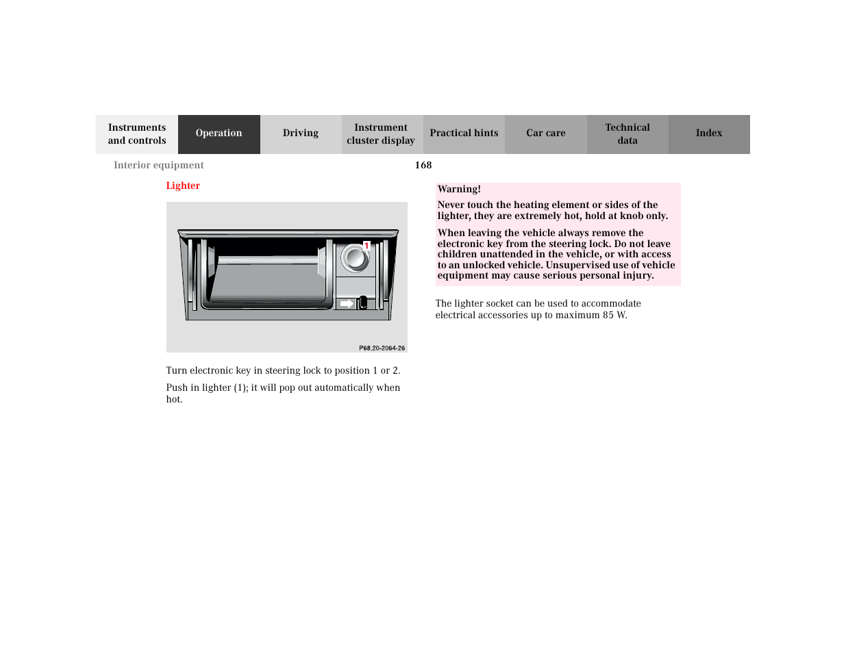 Mercedes-Benz 2002 E -Class Wagon User Manual | Page 171 / 354