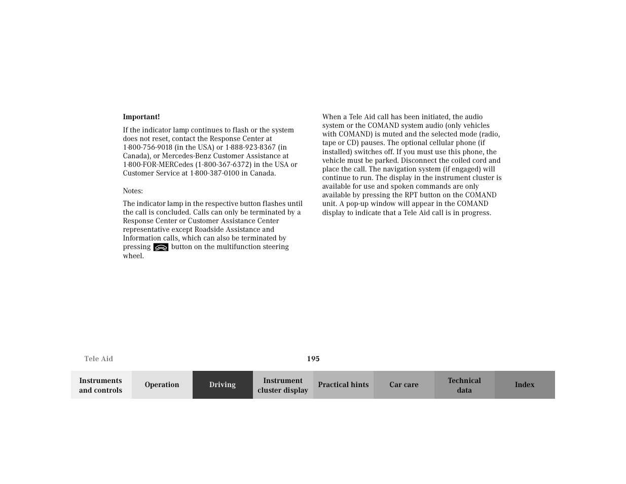 Mercedes-Benz 2002 E -Class Wagon User Manual | Page 198 / 354