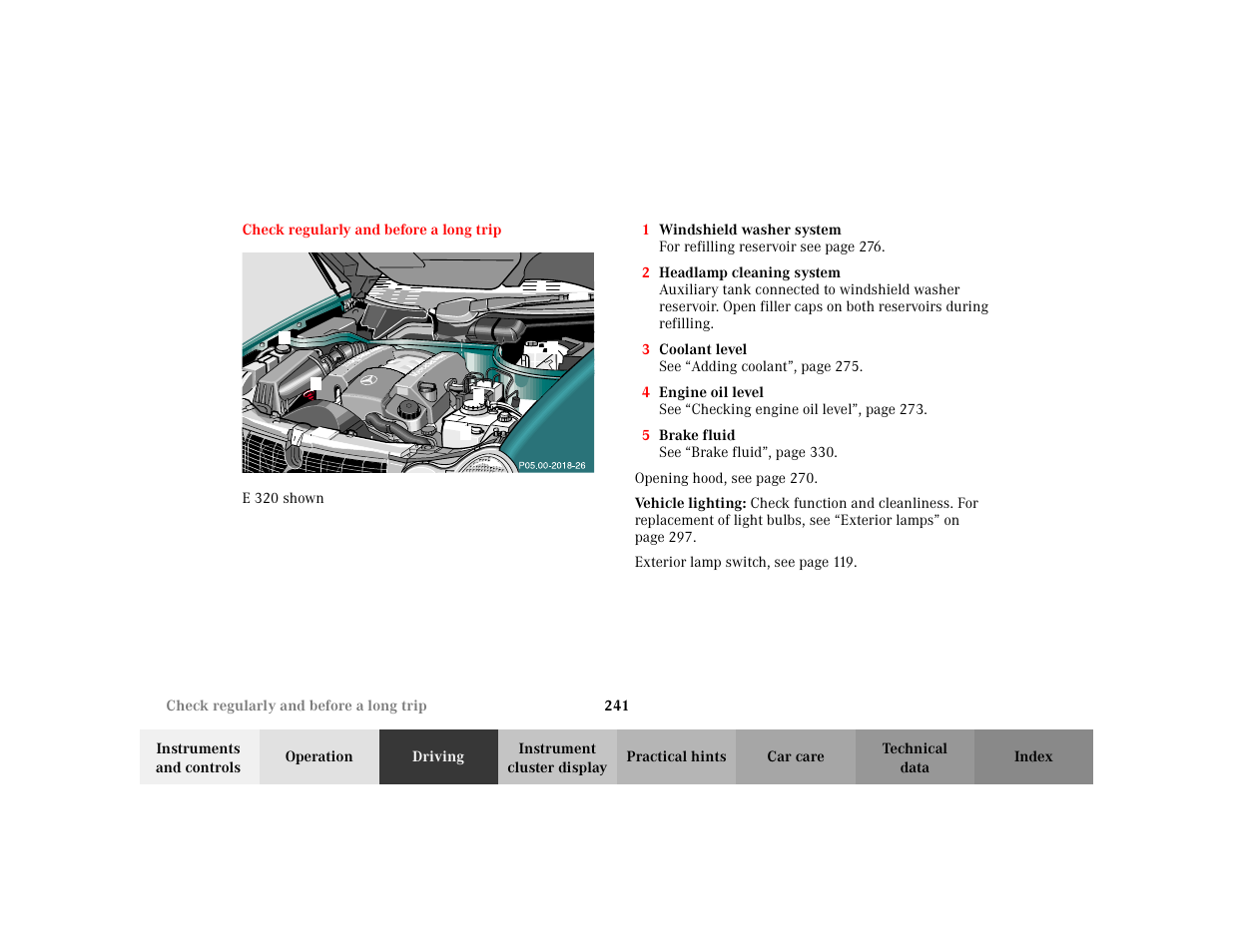 Mercedes-Benz 2002 E -Class Wagon User Manual | Page 244 / 354