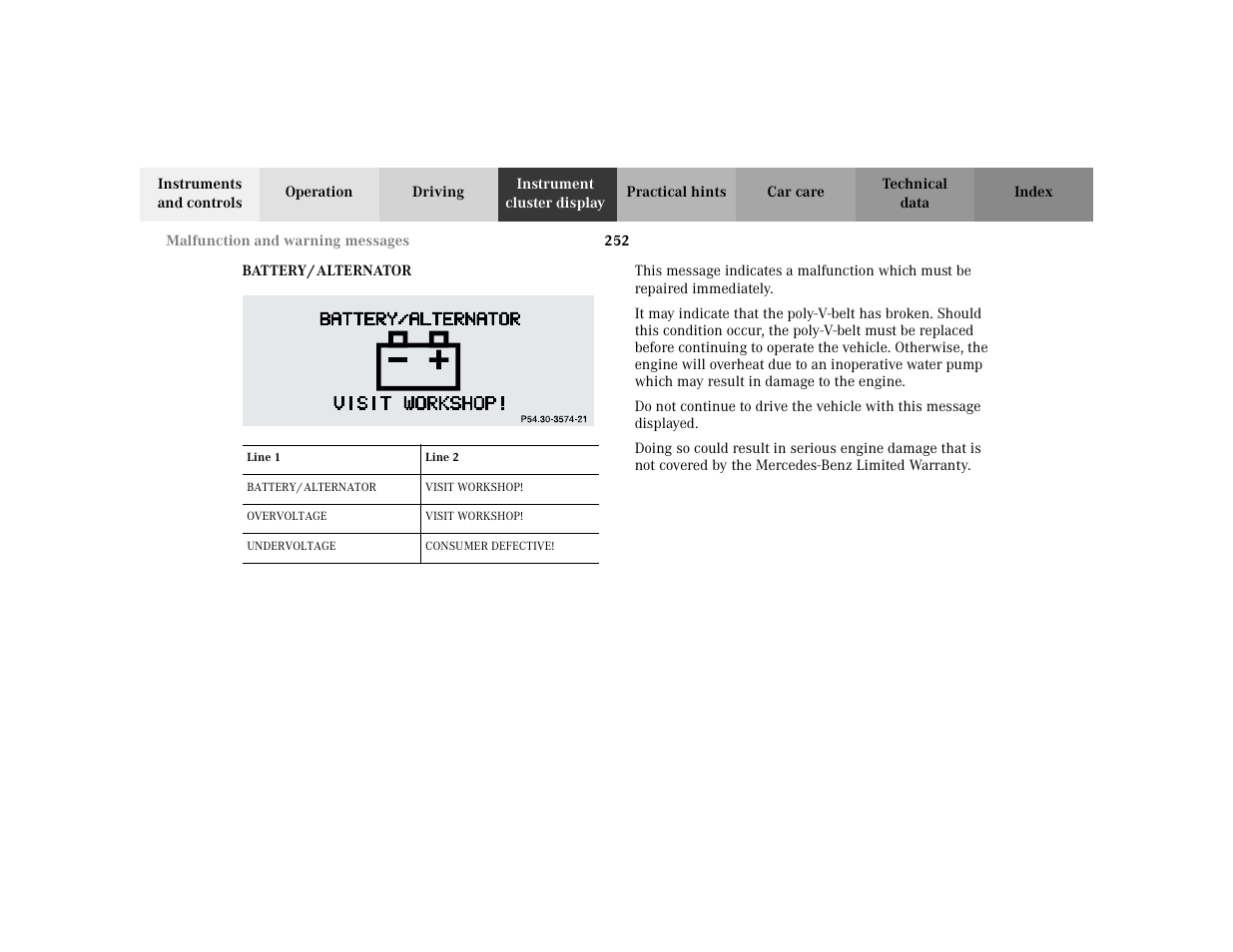 Mercedes-Benz 2002 E -Class Wagon User Manual | Page 255 / 354