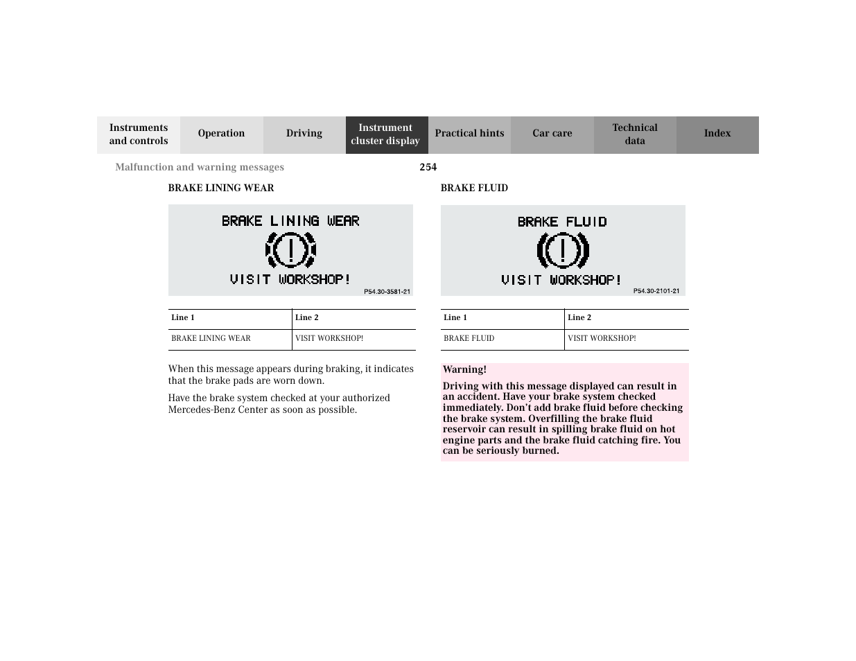 Mercedes-Benz 2002 E -Class Wagon User Manual | Page 257 / 354