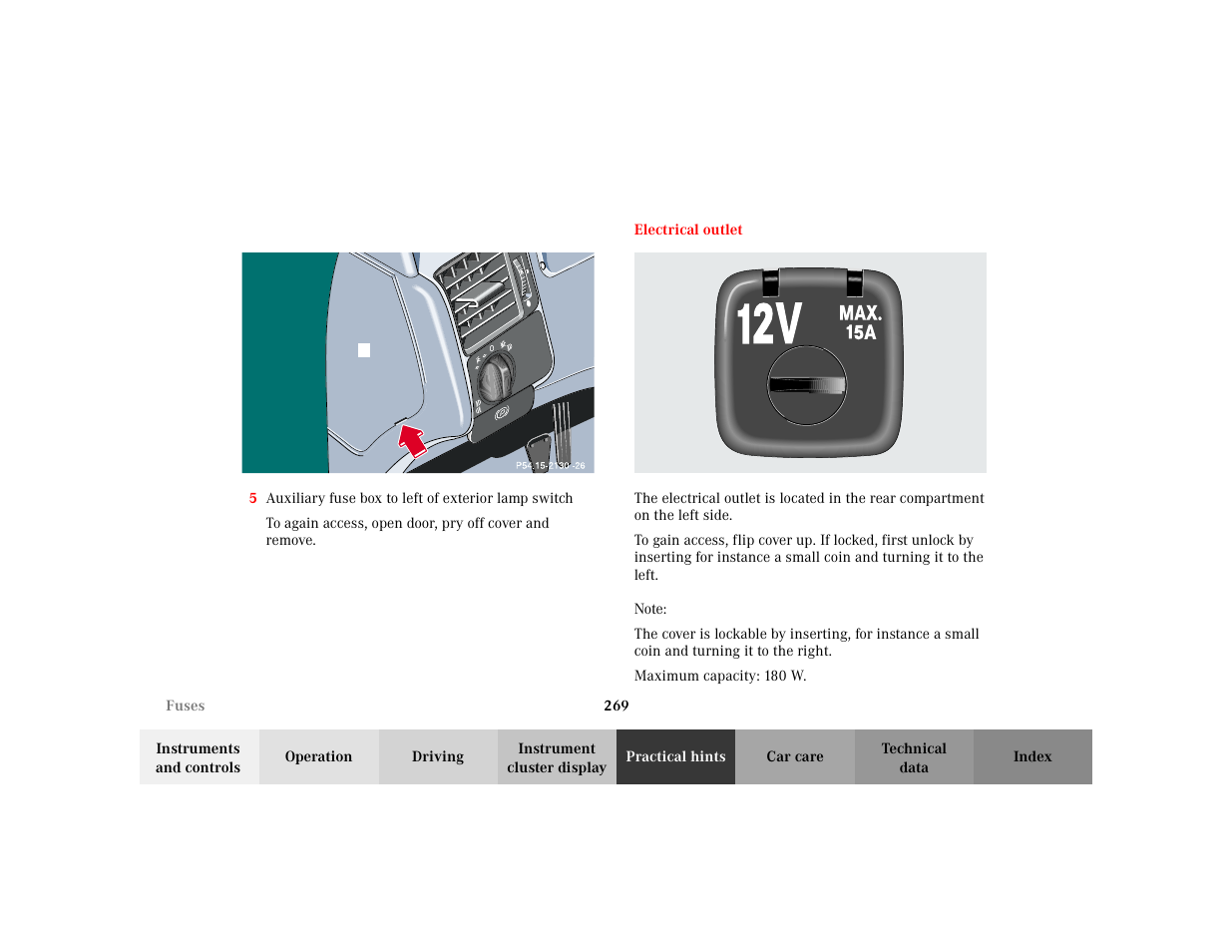 Mercedes-Benz 2002 E -Class Wagon User Manual | Page 272 / 354