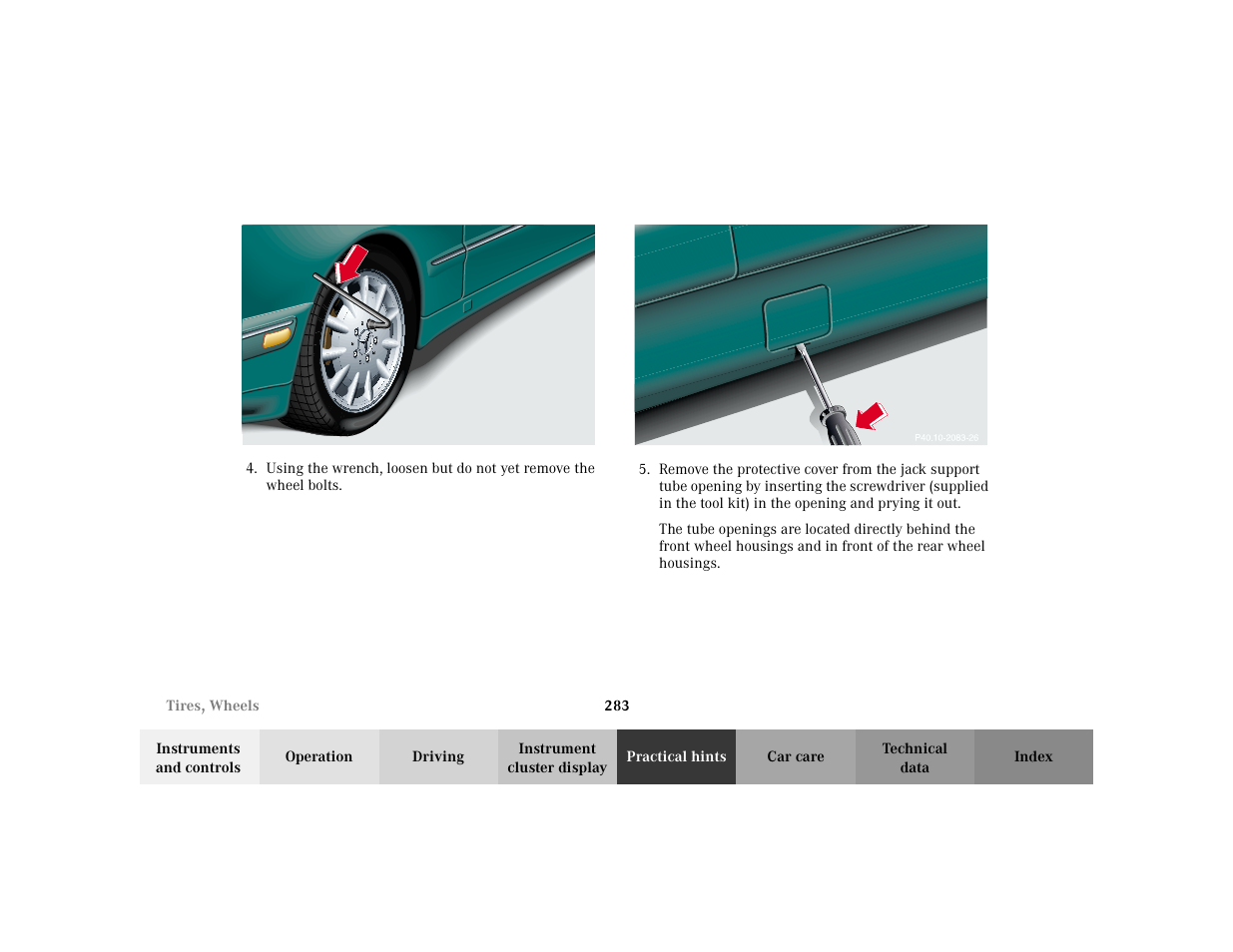 Mercedes-Benz 2002 E -Class Wagon User Manual | Page 286 / 354