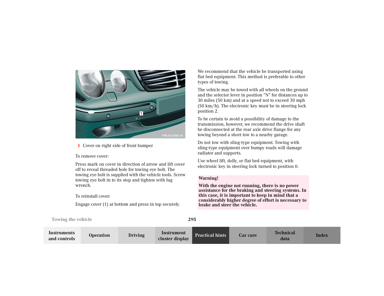 Mercedes-Benz 2002 E -Class Wagon User Manual | Page 298 / 354