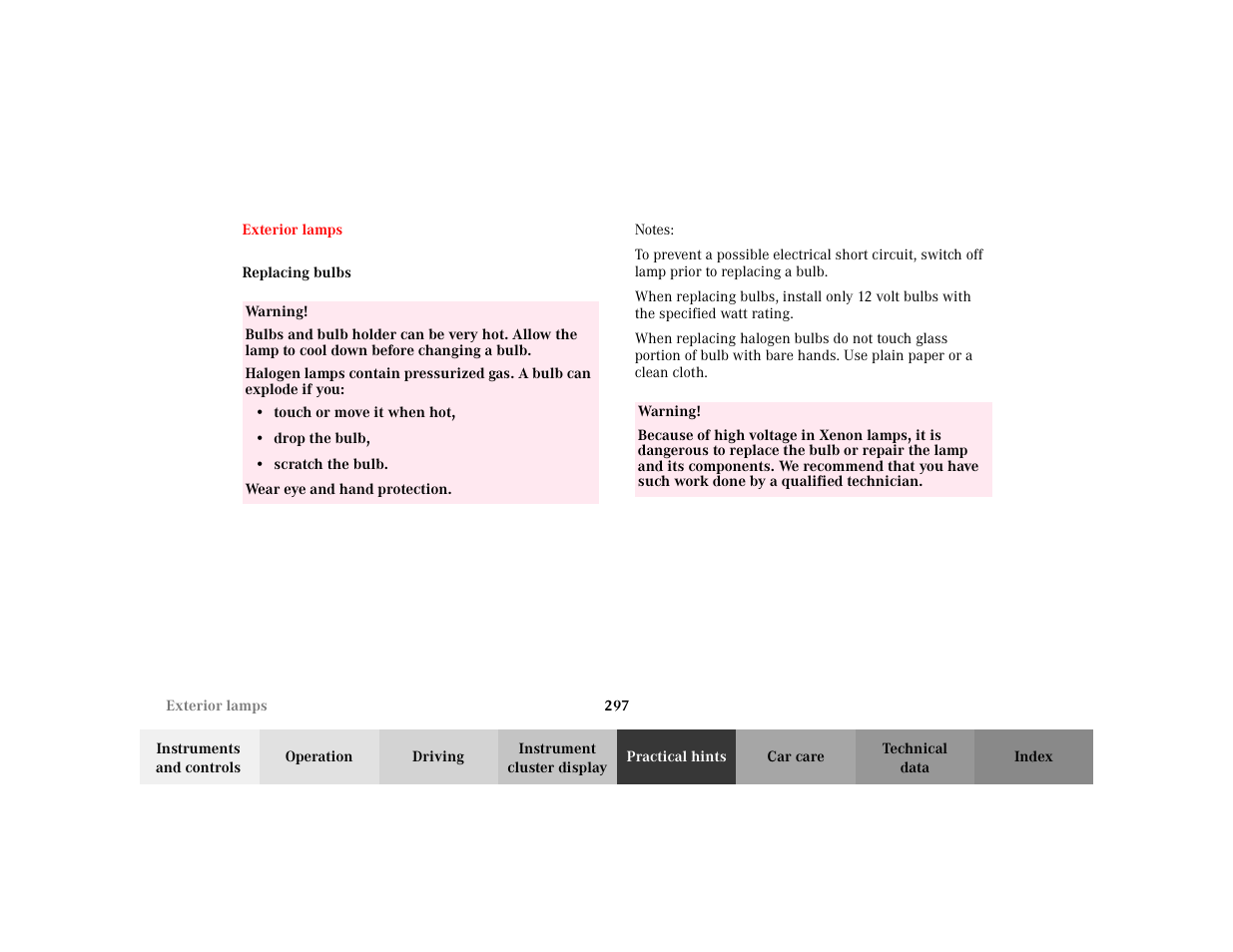 Mercedes-Benz 2002 E -Class Wagon User Manual | Page 300 / 354