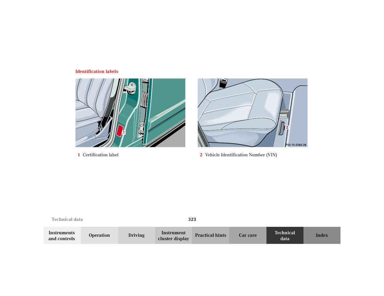 Mercedes-Benz 2002 E -Class Wagon User Manual | Page 326 / 354