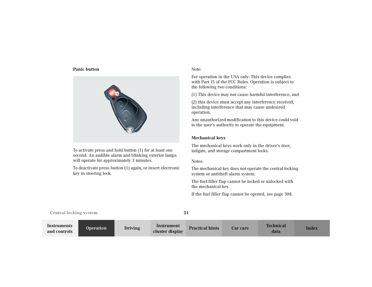 Mercedes-Benz 2002 E -Class Wagon User Manual | Page 34 / 354