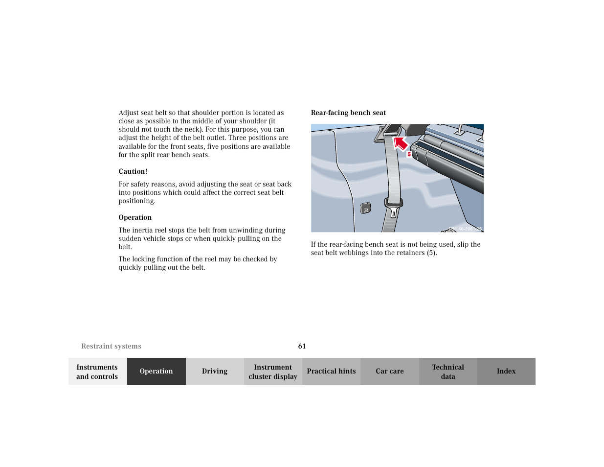 Mercedes-Benz 2002 E -Class Wagon User Manual | Page 64 / 354