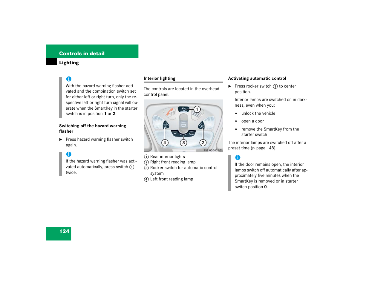 Mercedes-Benz 2004 CLK 55 AMG User Manual | Page 124 / 440