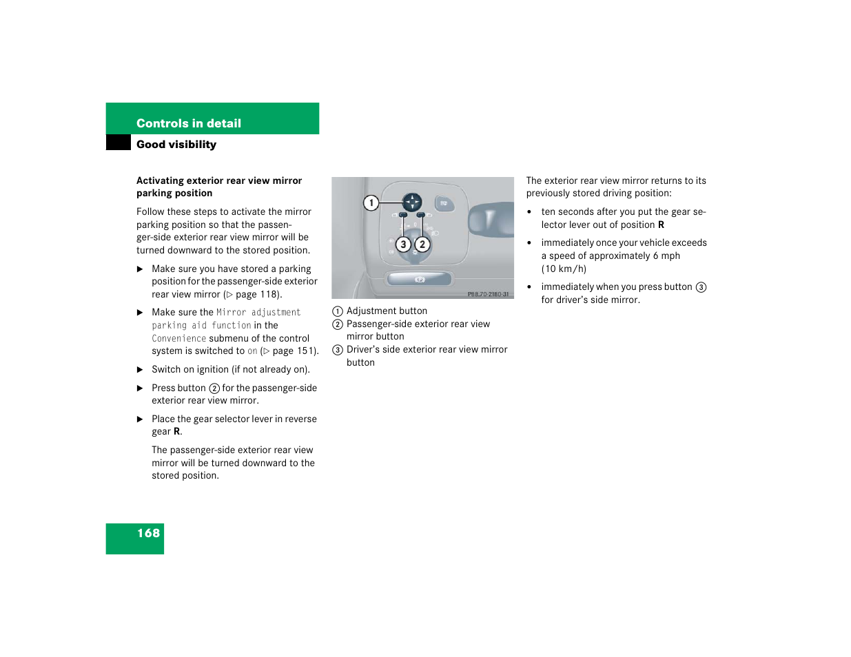 Mercedes-Benz 2004 CLK 55 AMG User Manual | Page 168 / 440