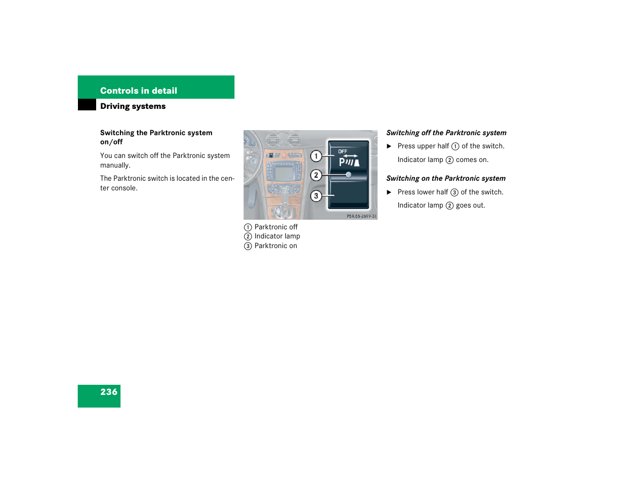 Mercedes-Benz 2004 CLK 55 AMG User Manual | Page 236 / 440